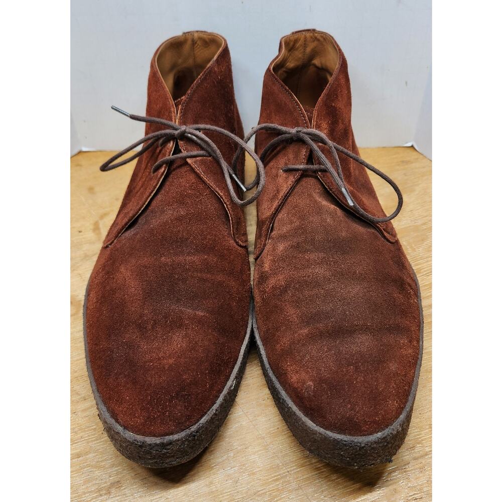 Rare‎ Vtg Edward Green Sport Monza Chukka Boots Brown Suede Men 9.5 UK / 10 US